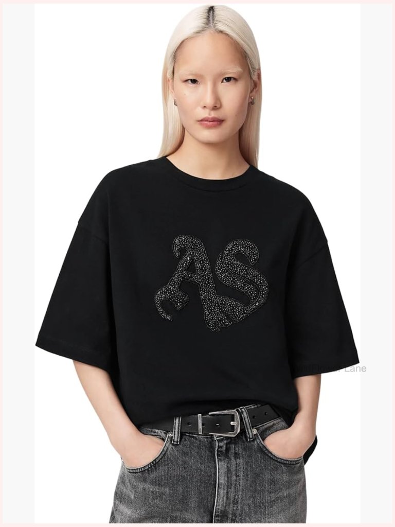 Premium Cotton Crew Neck Short Sleeve Tee Letter Print Pull On